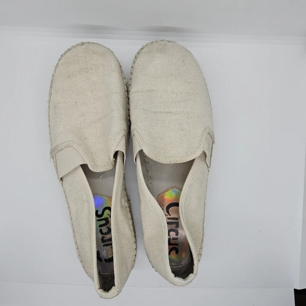 Circus by Sam Edelman Christina Platform Espadrilles beige size 9M